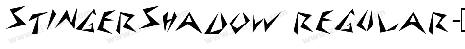 StingerShadow Regular字体转换